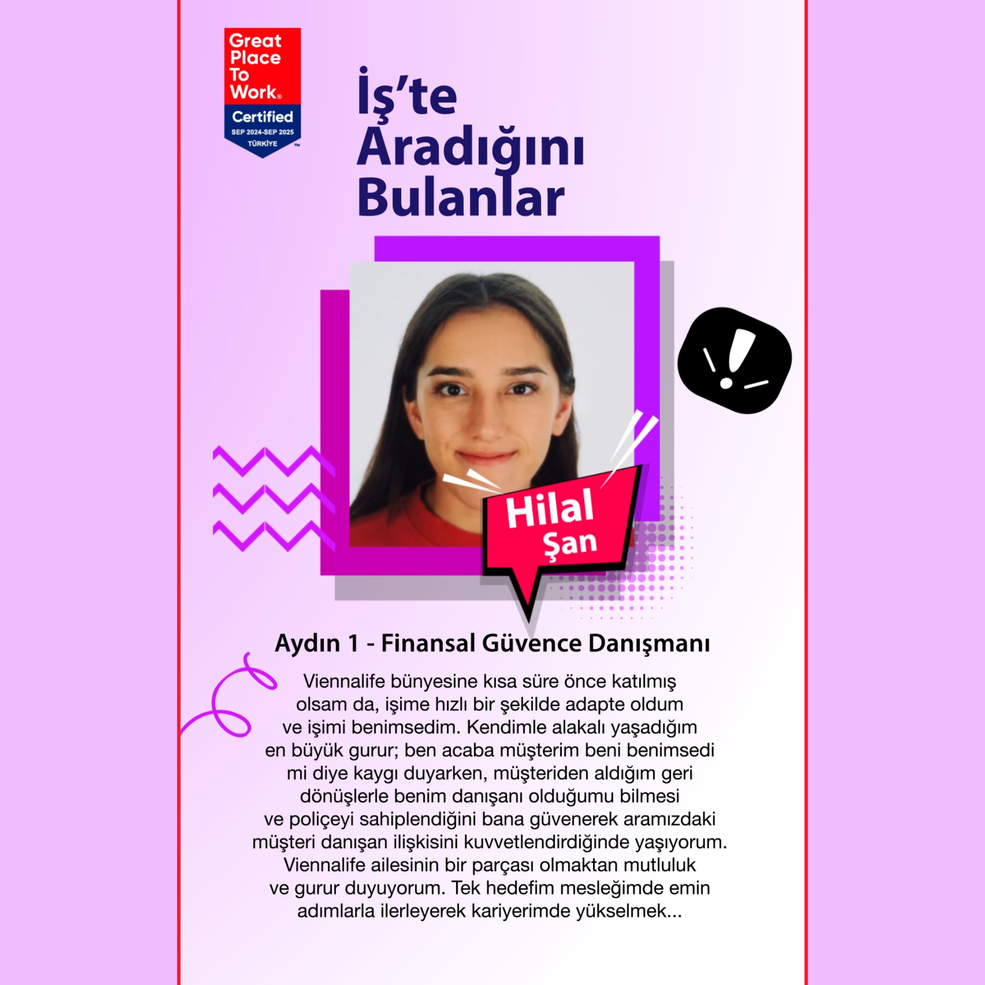 İş'te Aradığını Bulanlar - Hilal Şan