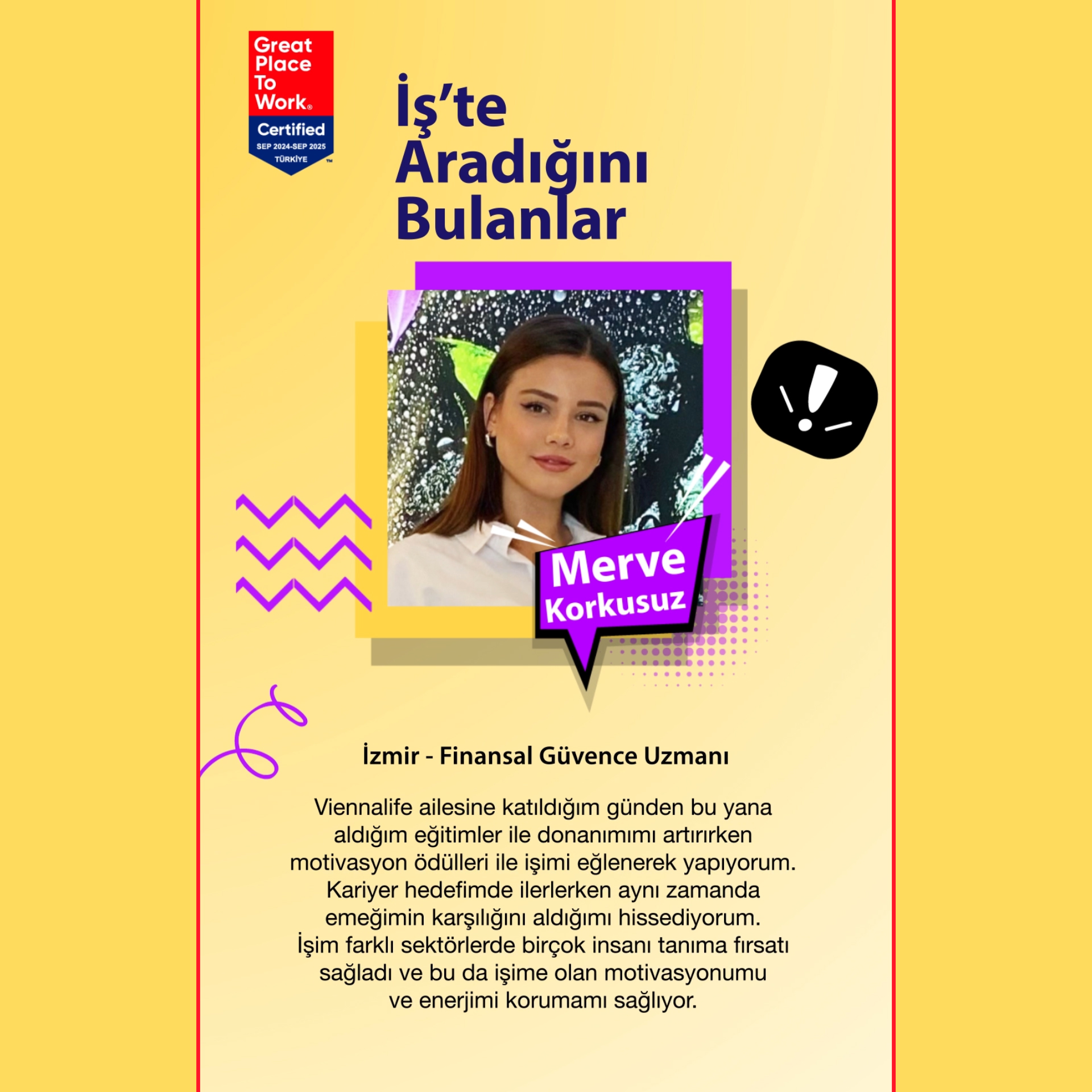 İş'te Aradığını Bulanlar - Merve Korkusuz