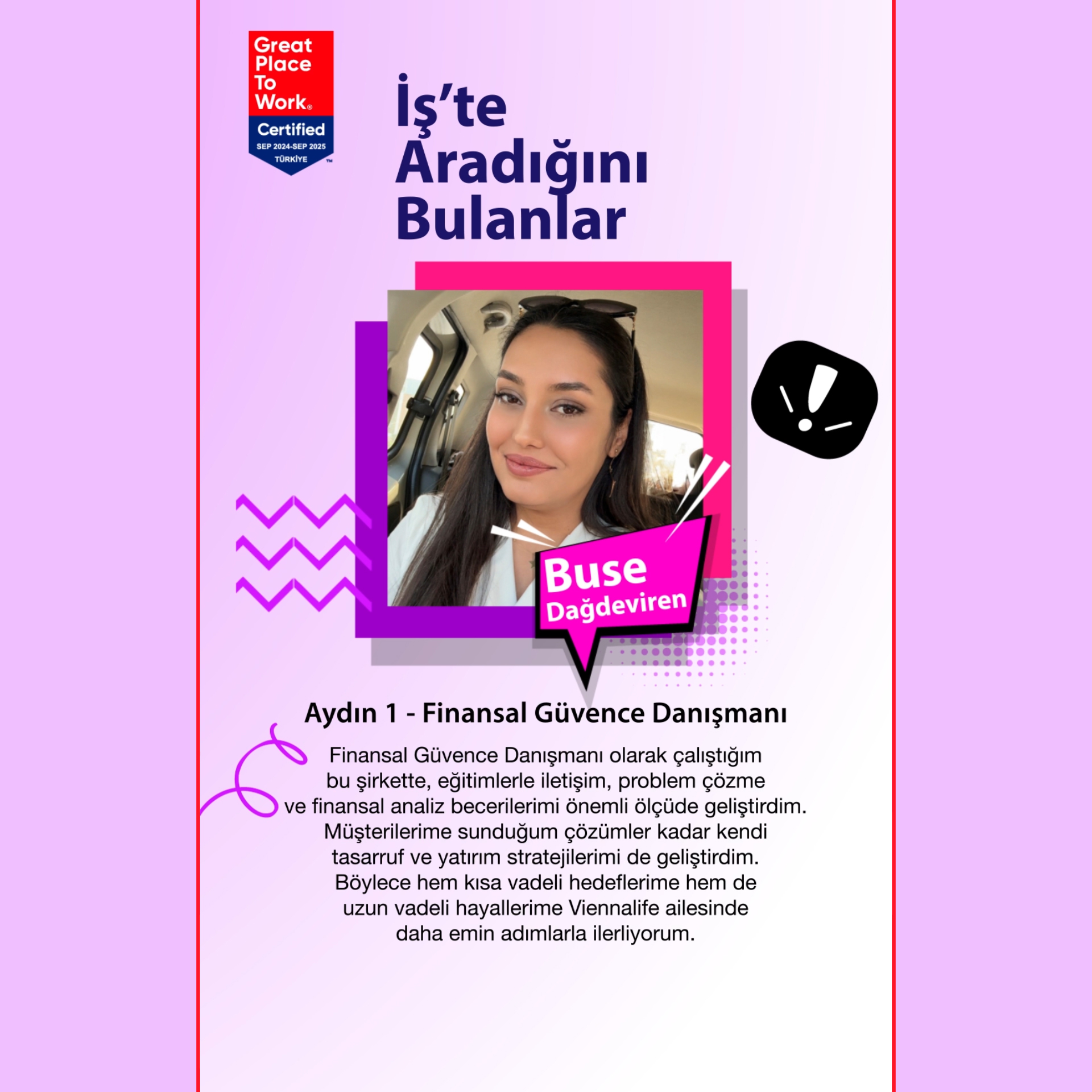 İş'te Aradığını Bulanlar - Buse Dağdeviren