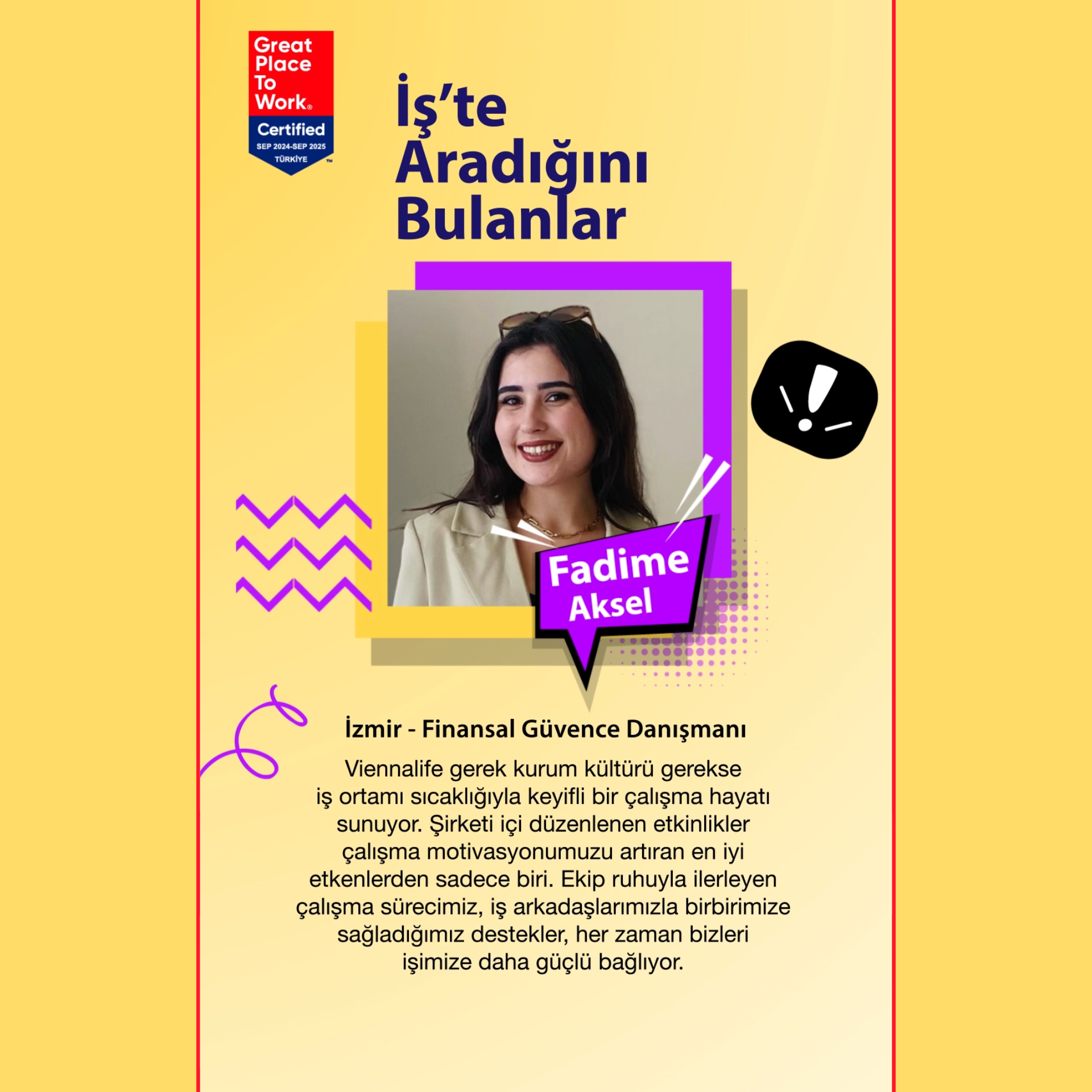 İş'te Aradığını Bulanlar - Fadime Aksel