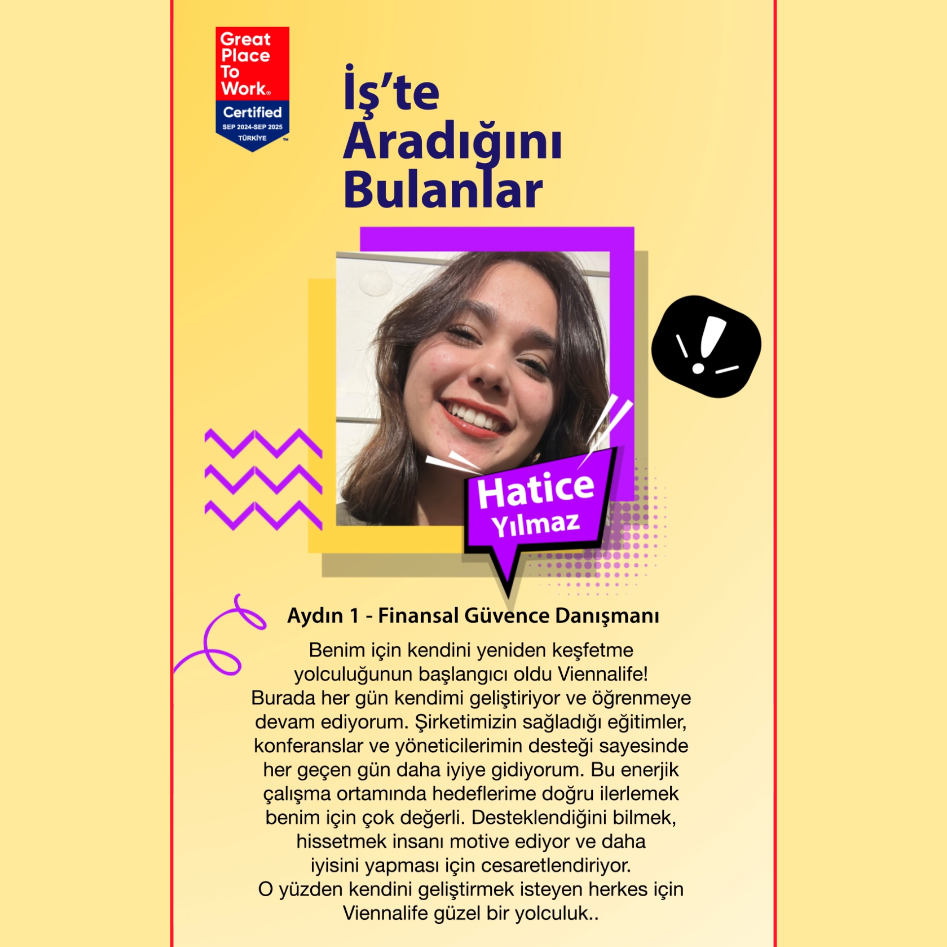 İş'te Aradığını Bulanlar - Hatice Yılmaz