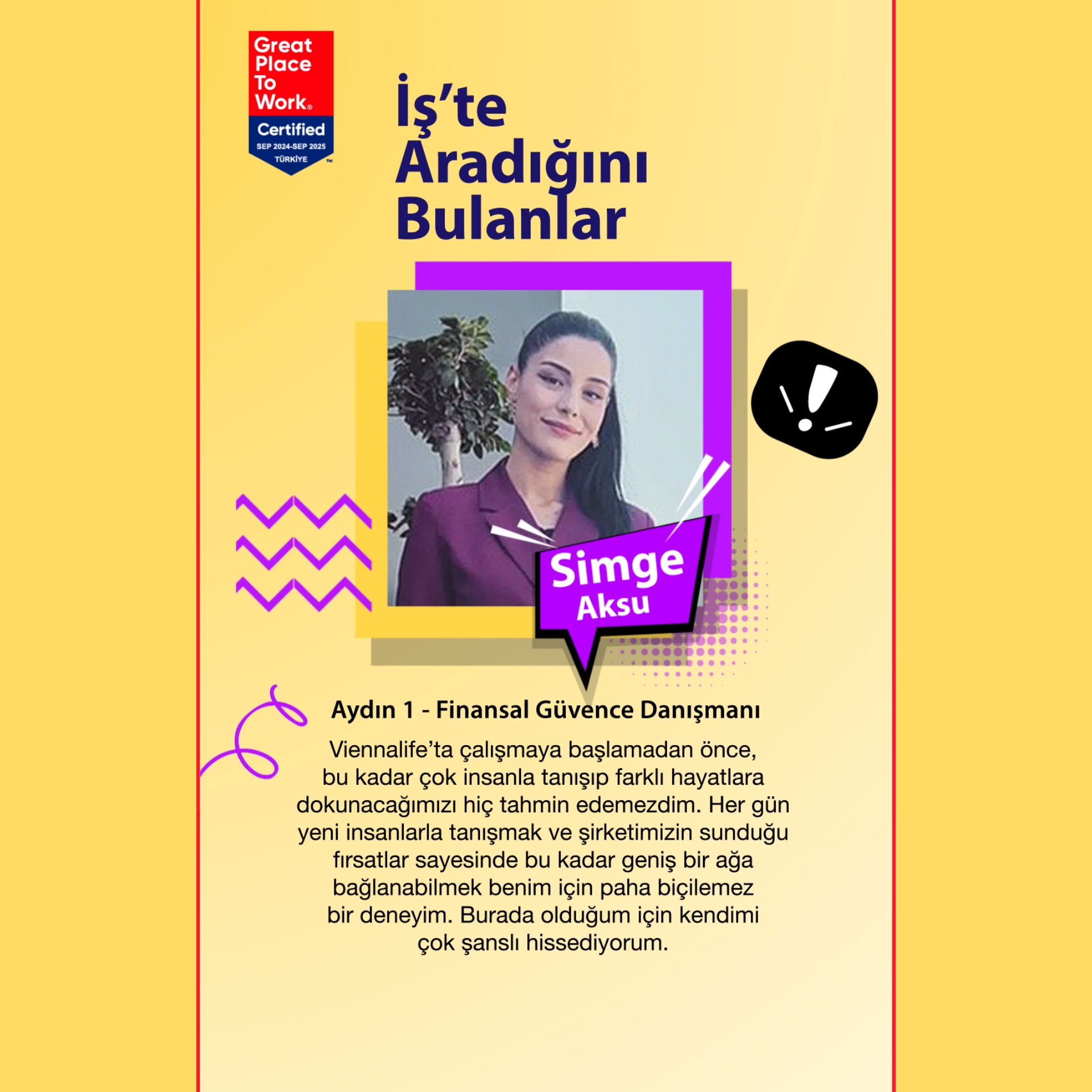 İş'te Aradığını Bulanlar - Simge Aksu