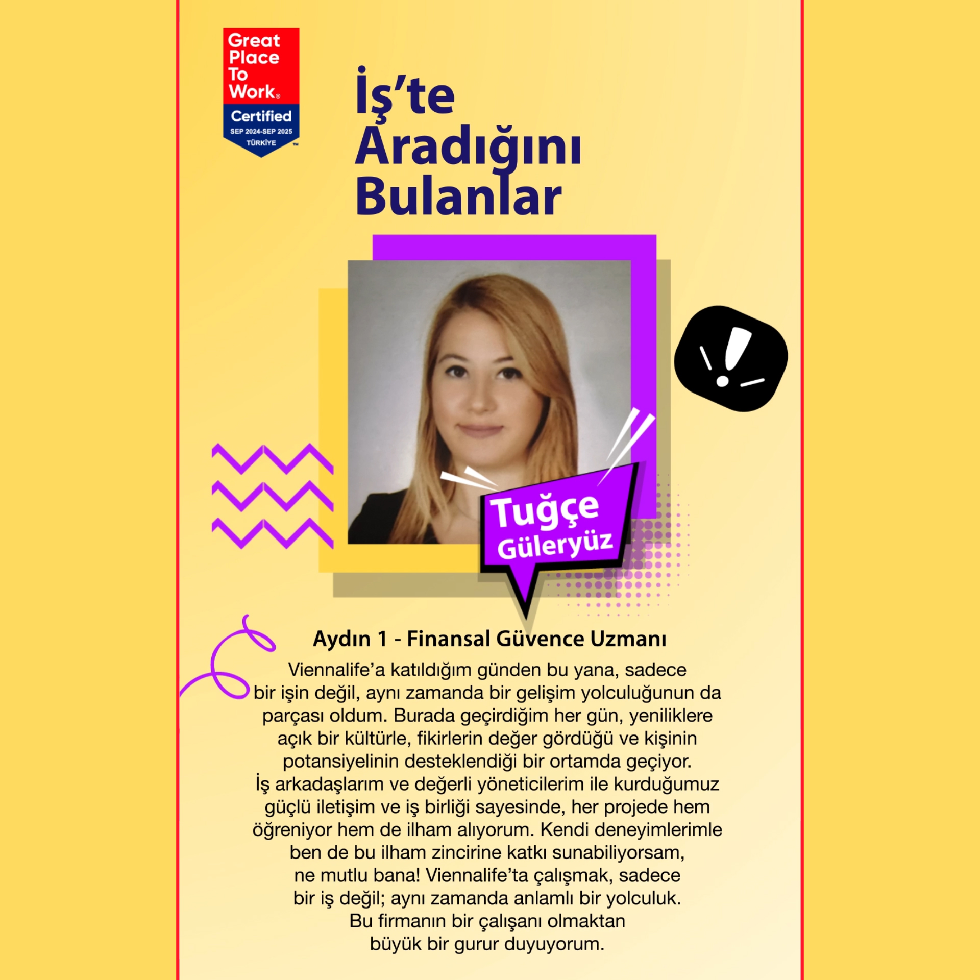 İş'te Aradığını Bulanlar- Tuğçe Güleryüz